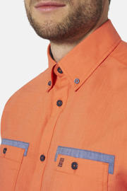 thumbnail: Babista regular fit overhemd Plus Size - oranje
