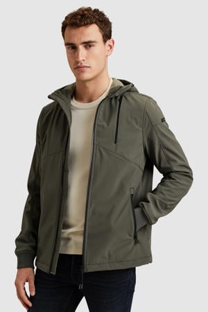 softshell jas donkergroen