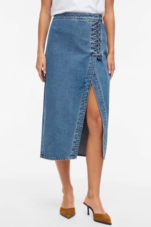 denim spijkerrok medium blue denim