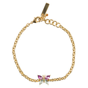 armband Butterfly goudkleurig