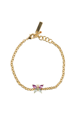 armband Butterfly goudkleurig