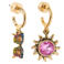 Kurt Geiger oorbellen Sun Charms goudkleurig