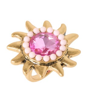ring Sun goudkleurig