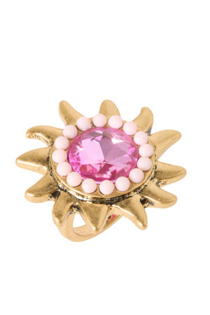 ring Sun goudkleurig