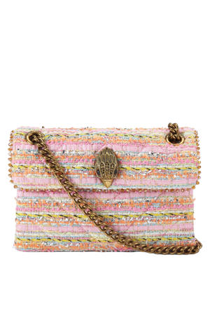 tweed crossbody tas Mini Kensington multi