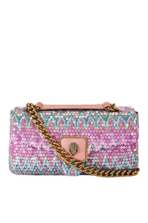 crossbody tas Pimlico met pailletten paars