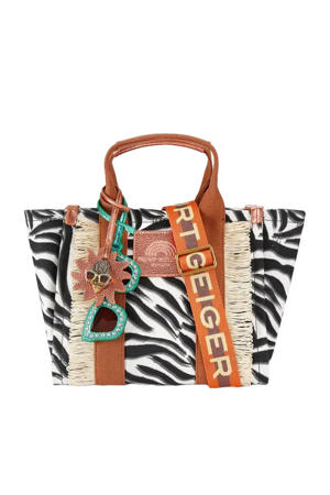 shopper Southbank Small met zebraprint multi
