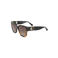 Kurt Geiger zonnebril Chelsea Square met tortoise print bruin