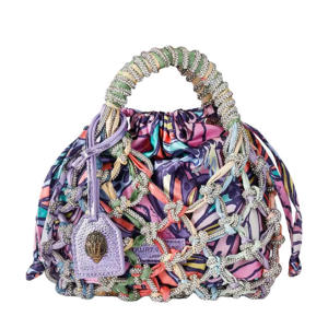 mini macramé handtas multi