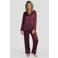 Dreamcovers satijnlook pyjamaset - bordeaux