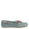 La Strada suède mocassins blauw