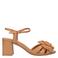 La Strada leren sandalettes cognac
