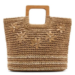 raffia shopper naturel