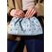 Manfield clutch met studs lichtblauw