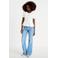 Cache Cache peplum top ecru
