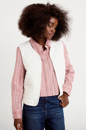 gilet ecru