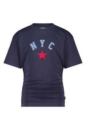 T-shirt donkerblauw