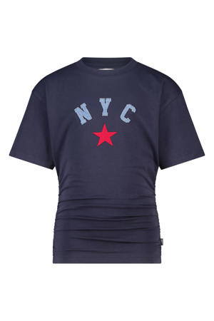 T-shirt donkerblauw