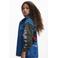 Desigual Mickey Mouse spijkerjas met backprint medium blue denim