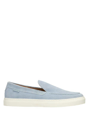 Mick suède loafers lichtblauw