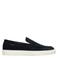 Poelman Mick suède loafers donkerblauw