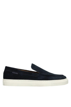 Mick suède loafers donkerblauw