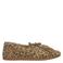 Poelman Lira suède bootschoenen met panterprint beige/zwart