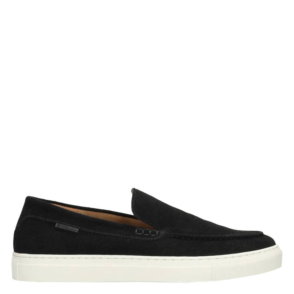 Zwarte heren Poelman Mick suède loafers