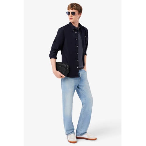 Lacoste slim polo donkerblauw afbeelding