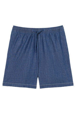 relaxed casual short blauw