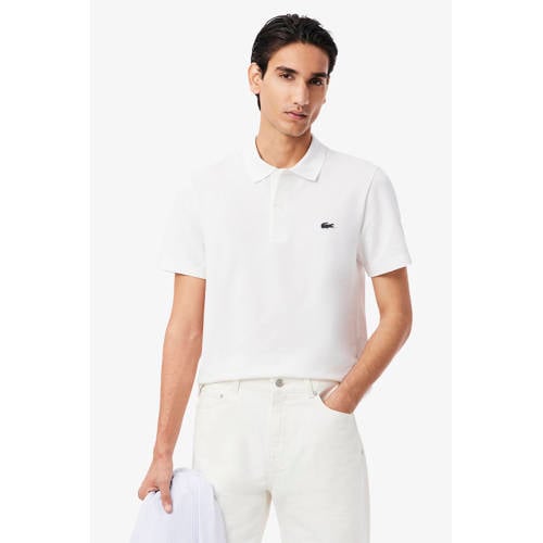 Lacoste regular polo wit afbeelding