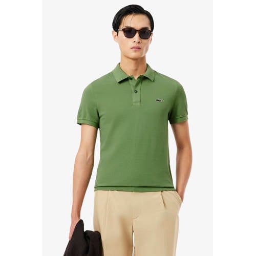 Lacoste slim polo groen afbeelding