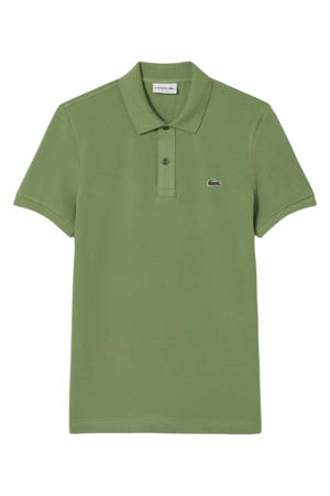slim polo groen