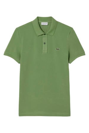 slim polo groen