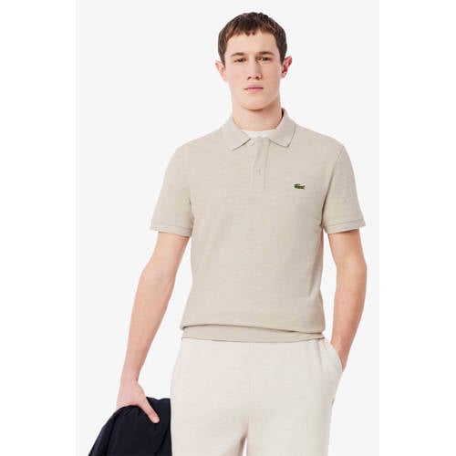 Lacoste slim polo zand afbeelding