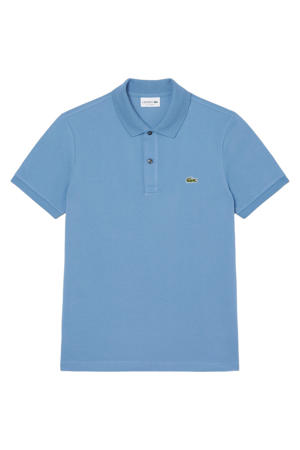 slim polo blauw