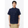 Lacoste regular casual overhemd met linnen donkerblauw