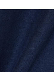 thumbnail: Lacoste regular casual overhemd met linnen donkerblauw