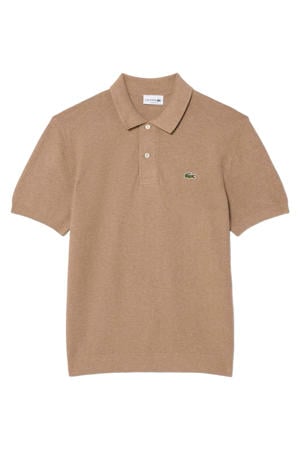 gebreide regular polo bruin