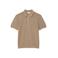 Lacoste gebreide regular polo bruin
