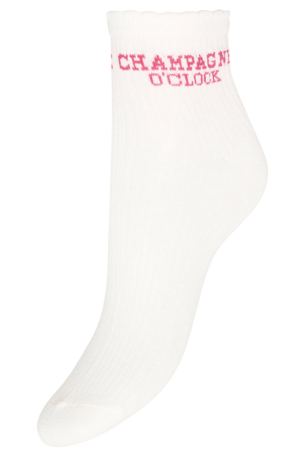 ICHI sokken IACILLE wit/roze