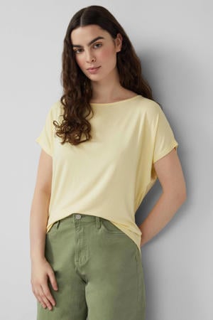 T-shirt lichtgeel