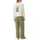 s.Oliver sweater met backprint ecru