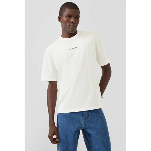 s.Oliver relaxed T-shirt met backprint wit afbeelding
