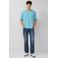 s.Oliver relaxed T-shirt met backprint blauw