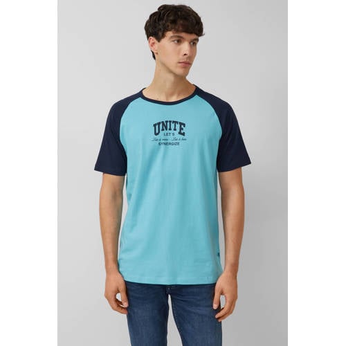s.Oliver regular T-shirt blauw afbeelding