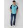 s.Oliver regular T-shirt blauw