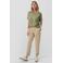 s.Oliver tapered regular waist casual broek beige
