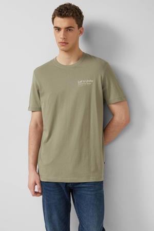 regular T-shirt groen
