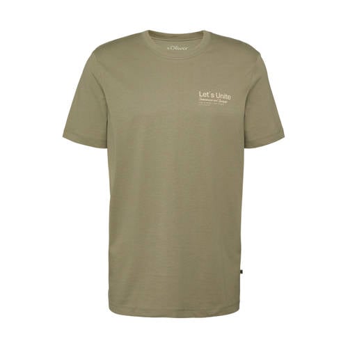 s.Oliver regular T-shirt groen afbeelding
